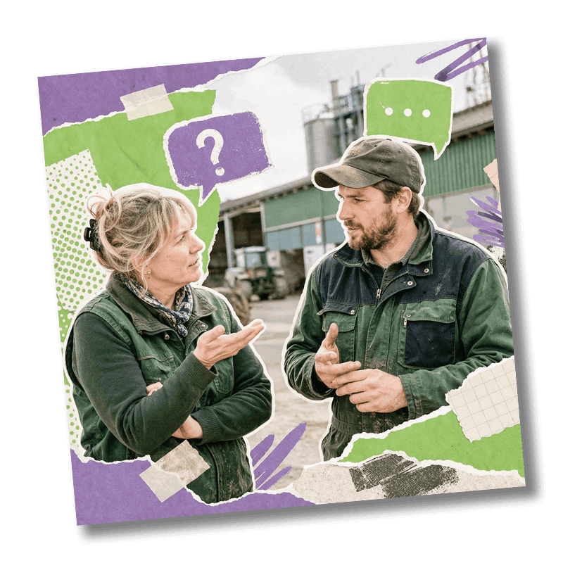 Gespräch zwischen Kollegen